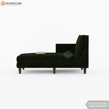 Milbrey Chaise Lounge (Olive Green)