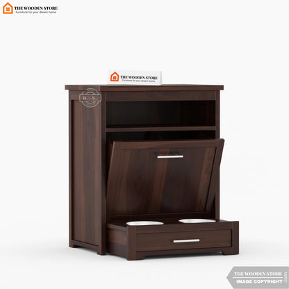 Elevato Pet Feeder Station (Walnut Finish)