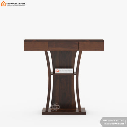 Shrek Console Table (Walnut Finish)