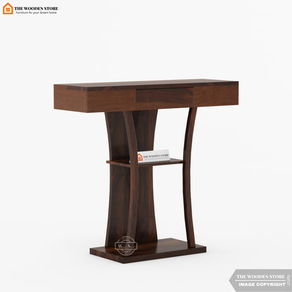 Shrek Console Table (Walnut Finish)