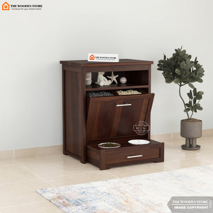Elevato Pet Feeder Station (Walnut Finish)