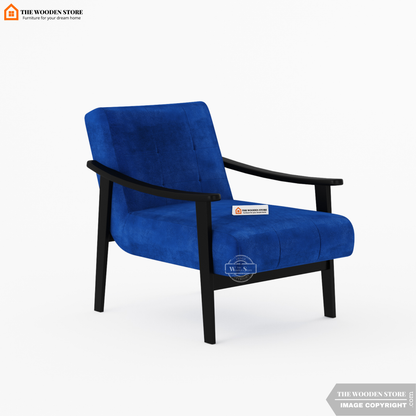 Leston Lounge Chair (Marine Blue)