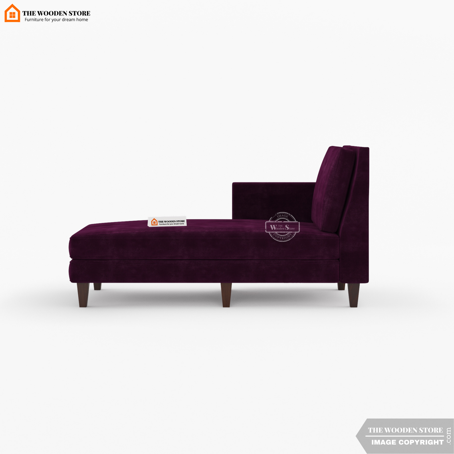 Milbrey Chaise Lounge (Wine Berry)