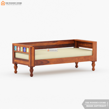 Bunny 3+1+1 Wooden Sofa Set (Honey Finish)
