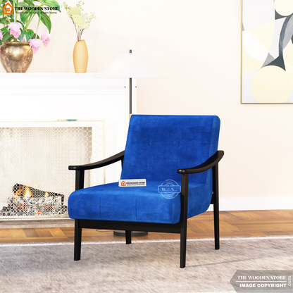 Leston Lounge Chair (Marine Blue)