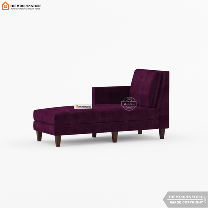 Milbrey Chaise Lounge (Wine Berry)