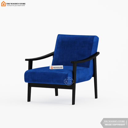 Leston Lounge Chair (Marine Blue)