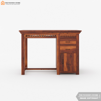 Donald Study Table (Honey Finish)