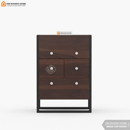 Bolt Bar Cabinet (Walnut Finish)