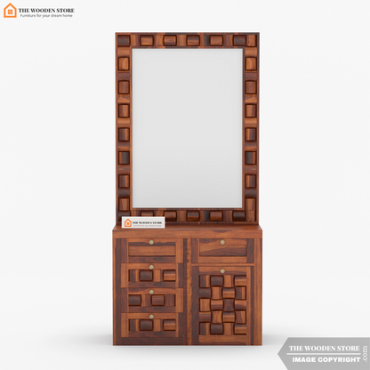 Woodwave Dressing Table (Honey Finish)