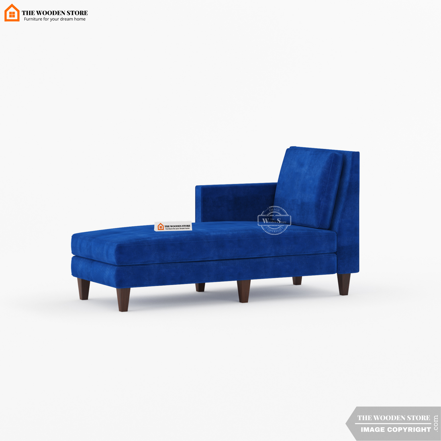 Milbrey Chaise Lounge (Marine Blue)