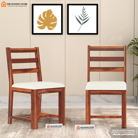 Sharon Dining Chair - Set of 2 (Honey Finish)
