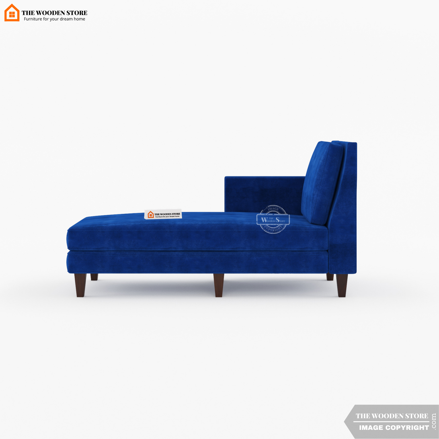 Milbrey Chaise Lounge (Marine Blue)