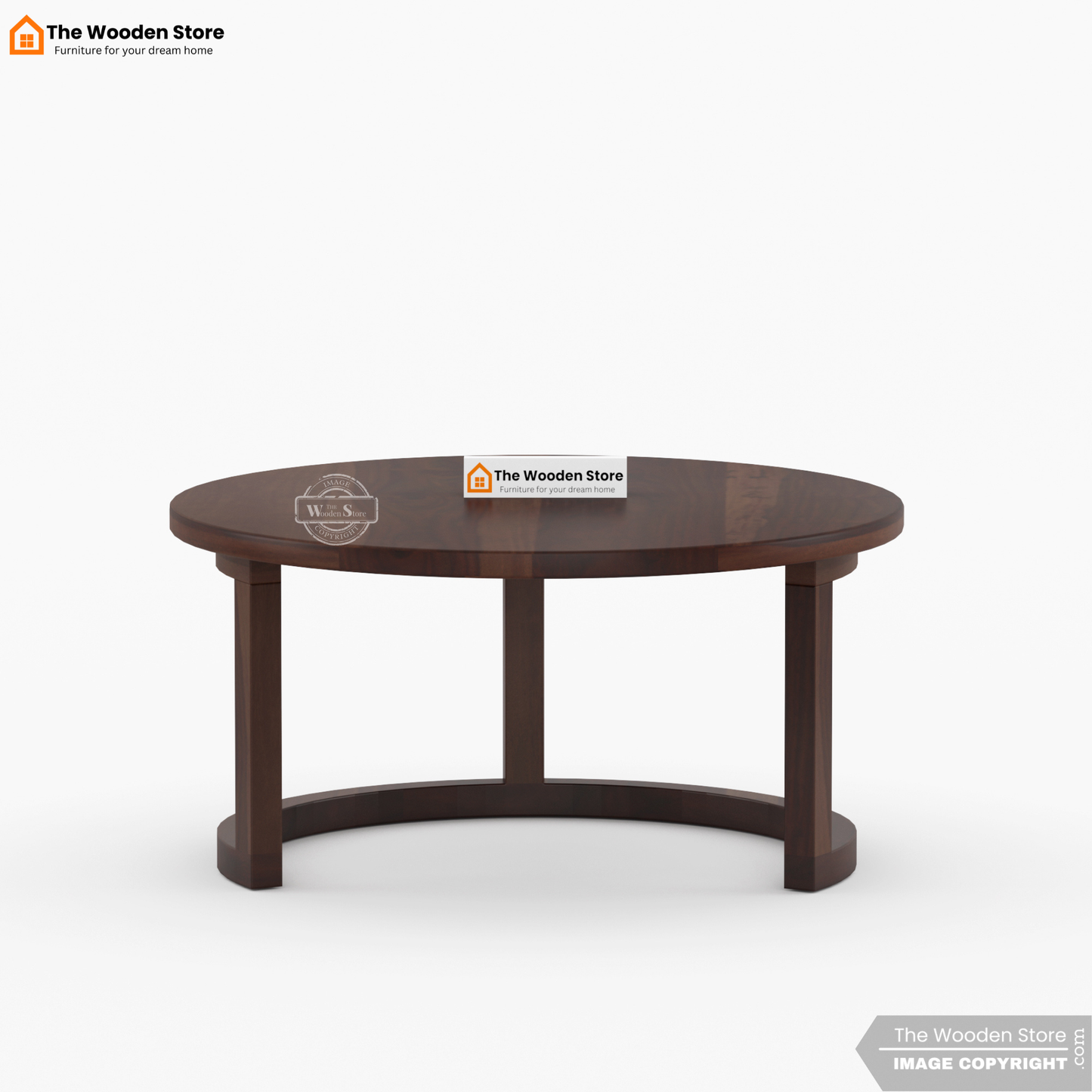 Alden Nesting Coffee Table Set of 2 (Walnut Finish)