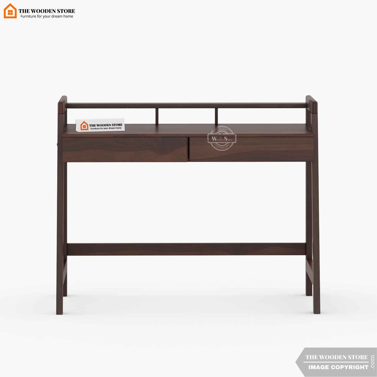 Ohana Study Table (Walnut Finish)