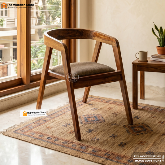 Sofia Arm Dining Chair (Honey Finish)