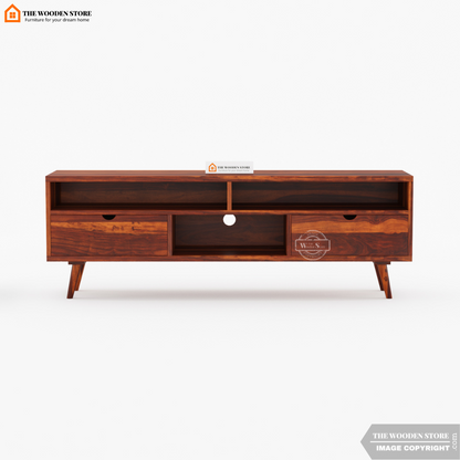 Oslo Large Tv Unit (Honey Finish)