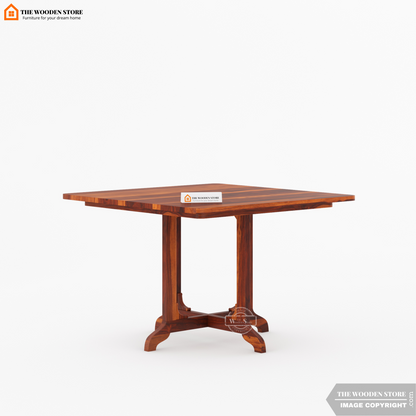 Carson 4 Seater Dining Set (Honey Finish)