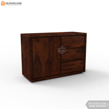 Jada Chest Of Drawer (Walnut Finish)