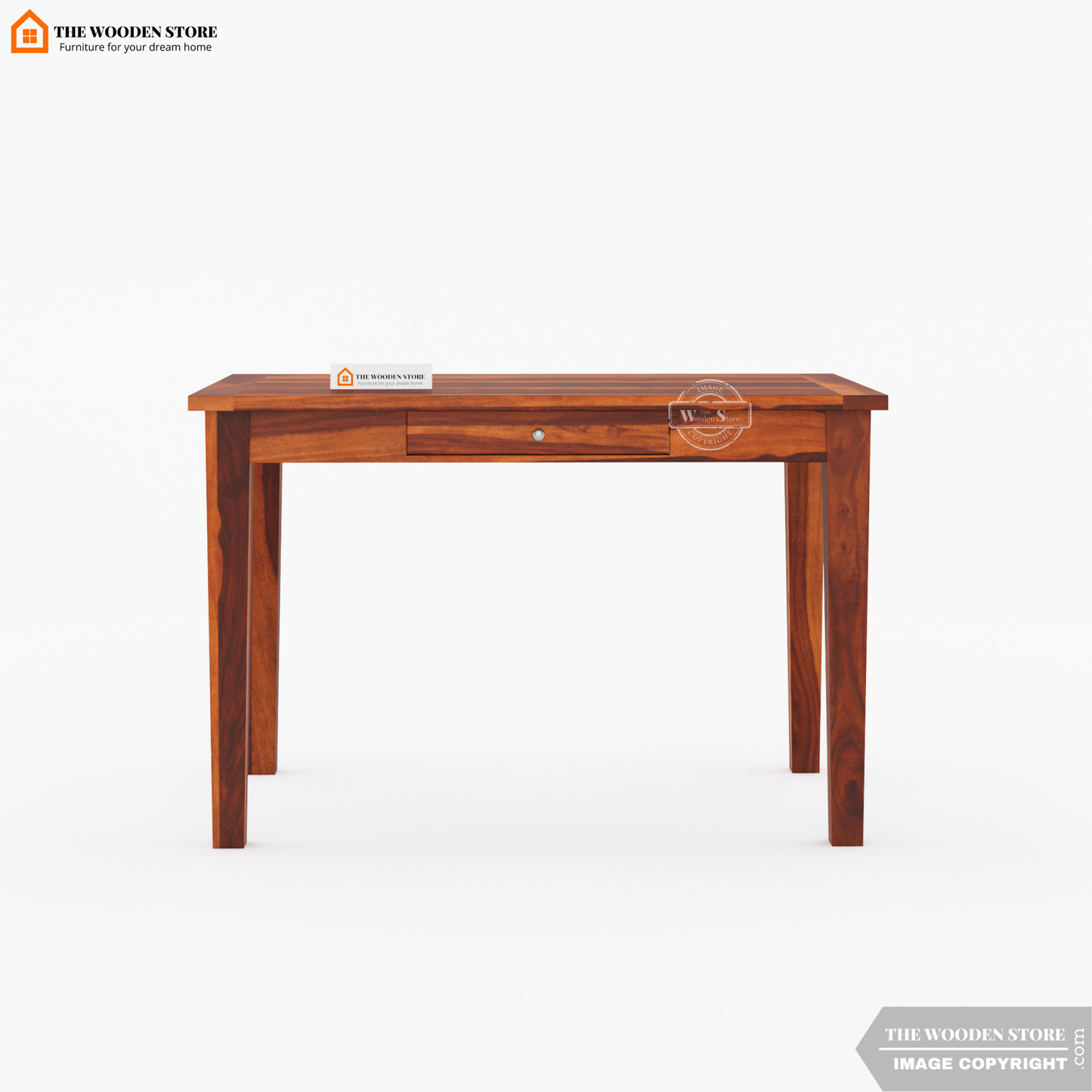 Velma 4 Seater Dining Set (Honey Finish)