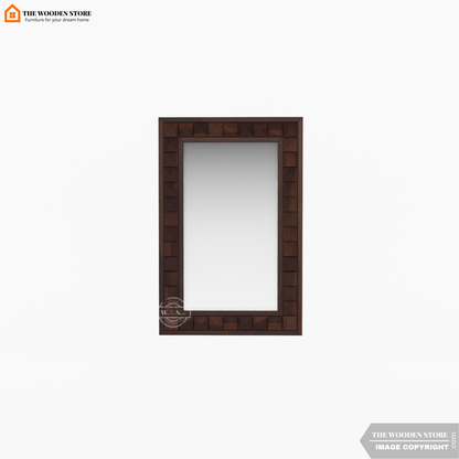 Morris Mirror With Frame (Walnut Finish)