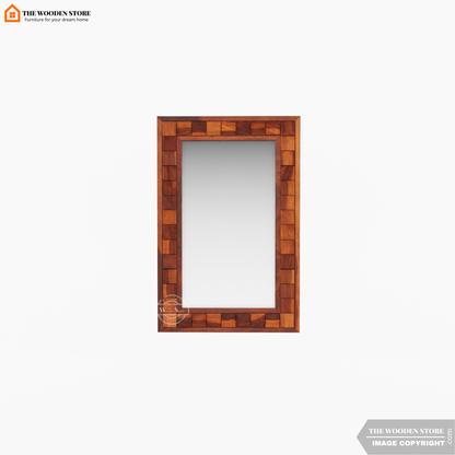 Morris Mirror With Frame (Honey Finish)
