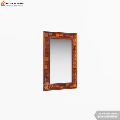 Morris Mirror With Frame (Honey Finish)