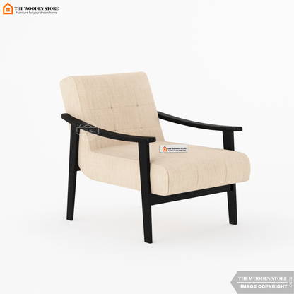 Leston Lounge Chair (Soft Vanilla)