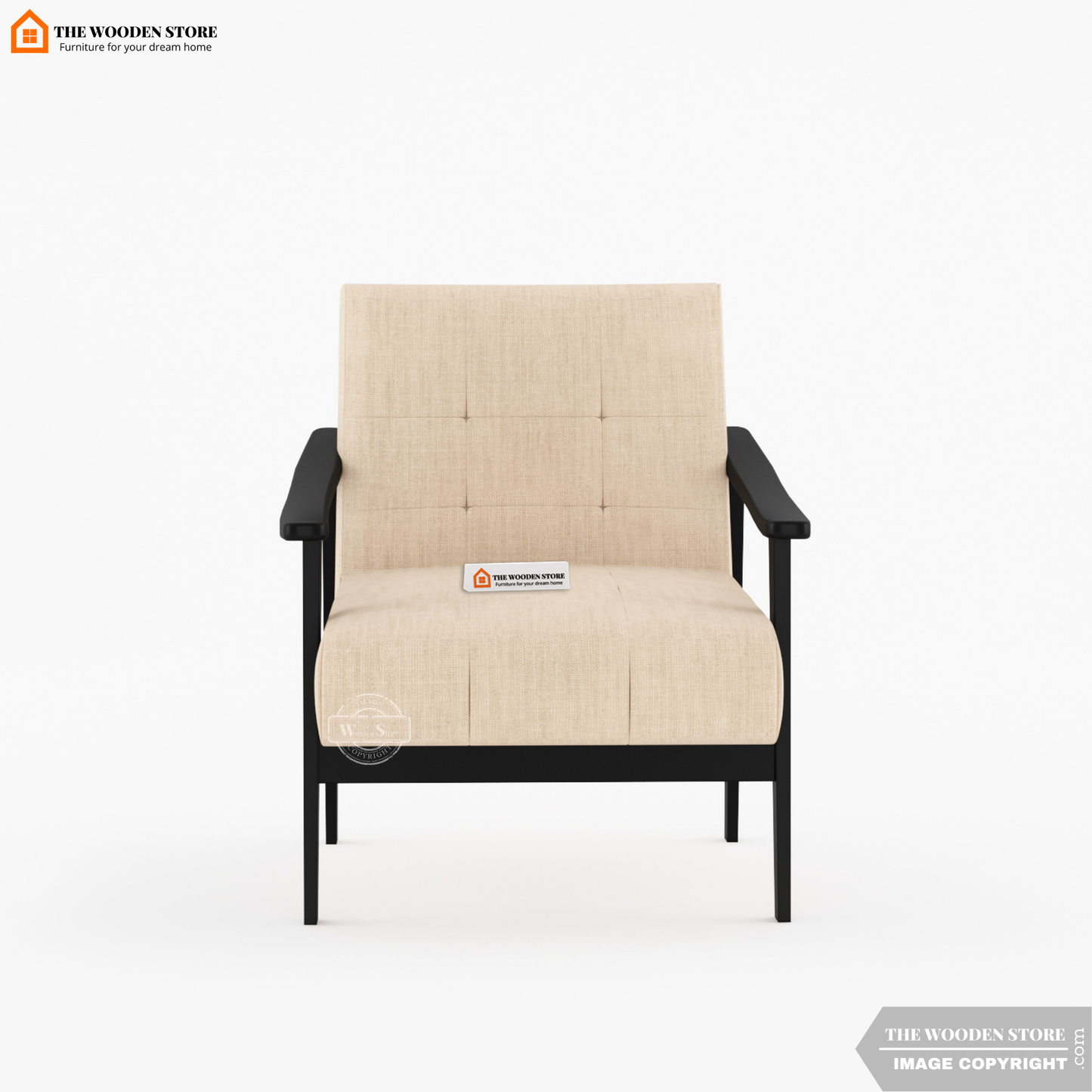 Leston Lounge Chair (Soft Vanilla)