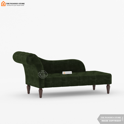 Walters Chaise Lounge (Olive Green)