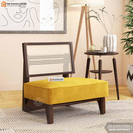 Liora Lounge Chair (Orange Gold)