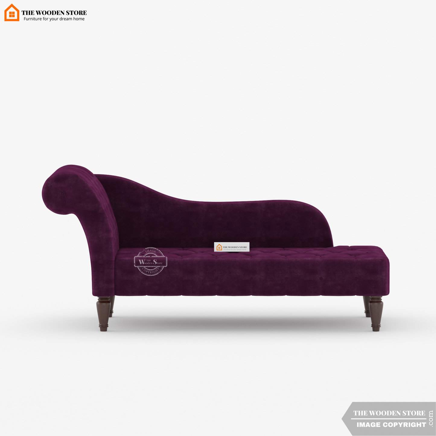 Walters Chaise Lounge (Wine Berry)
