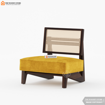 Liora Lounge Chair (Orange Gold)