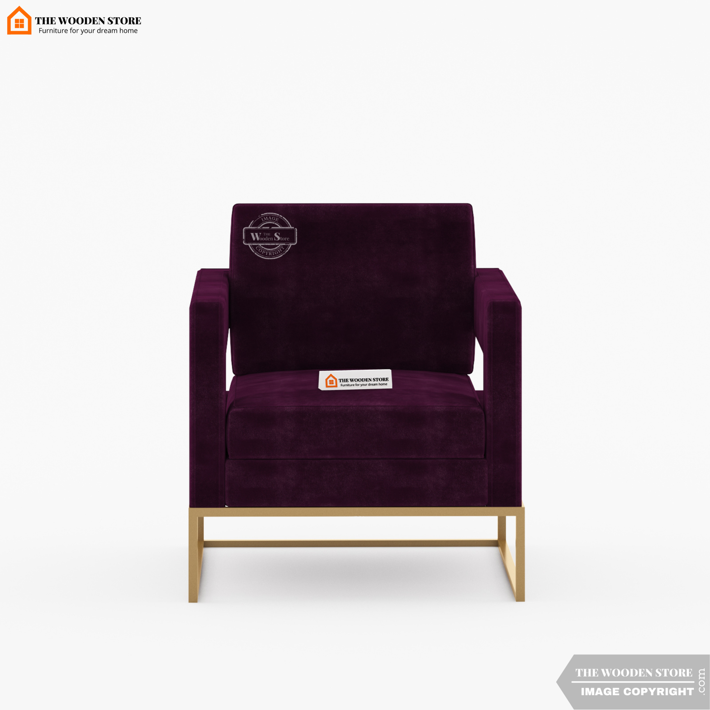 Verve Arm Chair (Wine Berry)