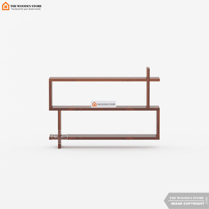 Snoopy Wall Shelf (Walnut Finish)