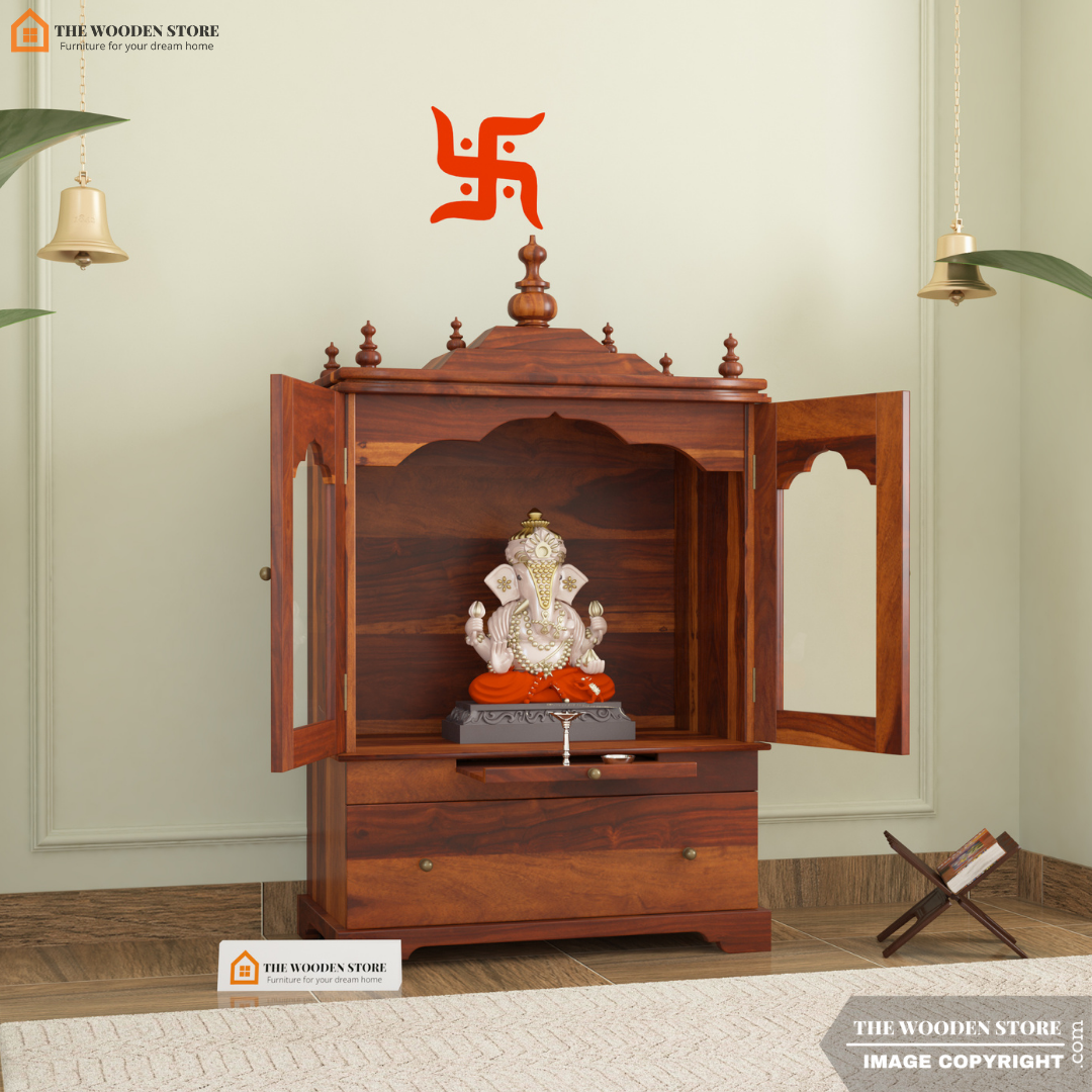 Riddhi Home Temple (Honey Finish)