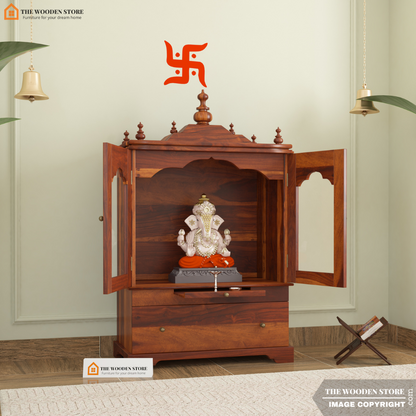 Riddhi Home Temple (Honey Finish)