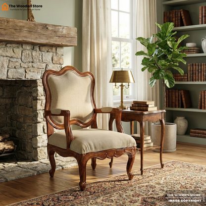 Colmar Arm Chair (Honey Finish)