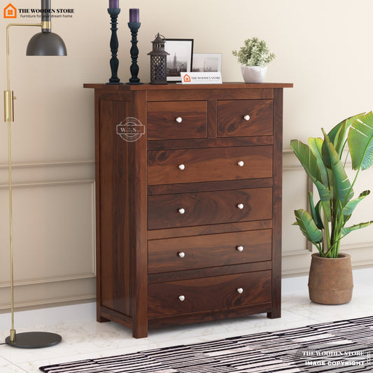 Gaby Chest of Drawer (Walnut Finish)