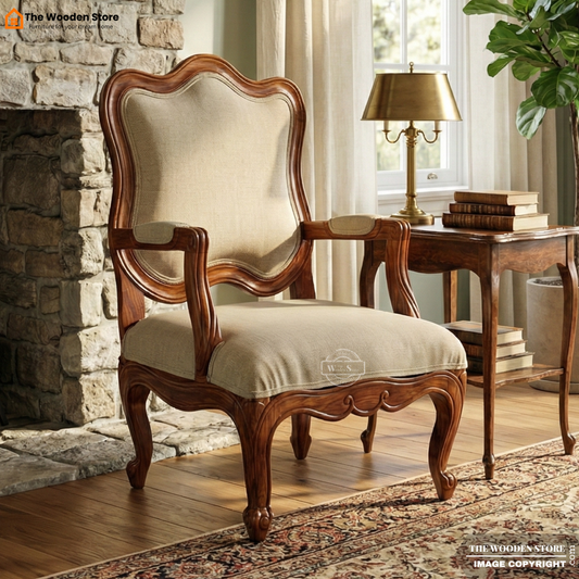 Colmar Arm Chair (Honey Finish)
