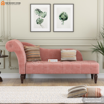 Walters Chaise Lounge (Blush Pink)