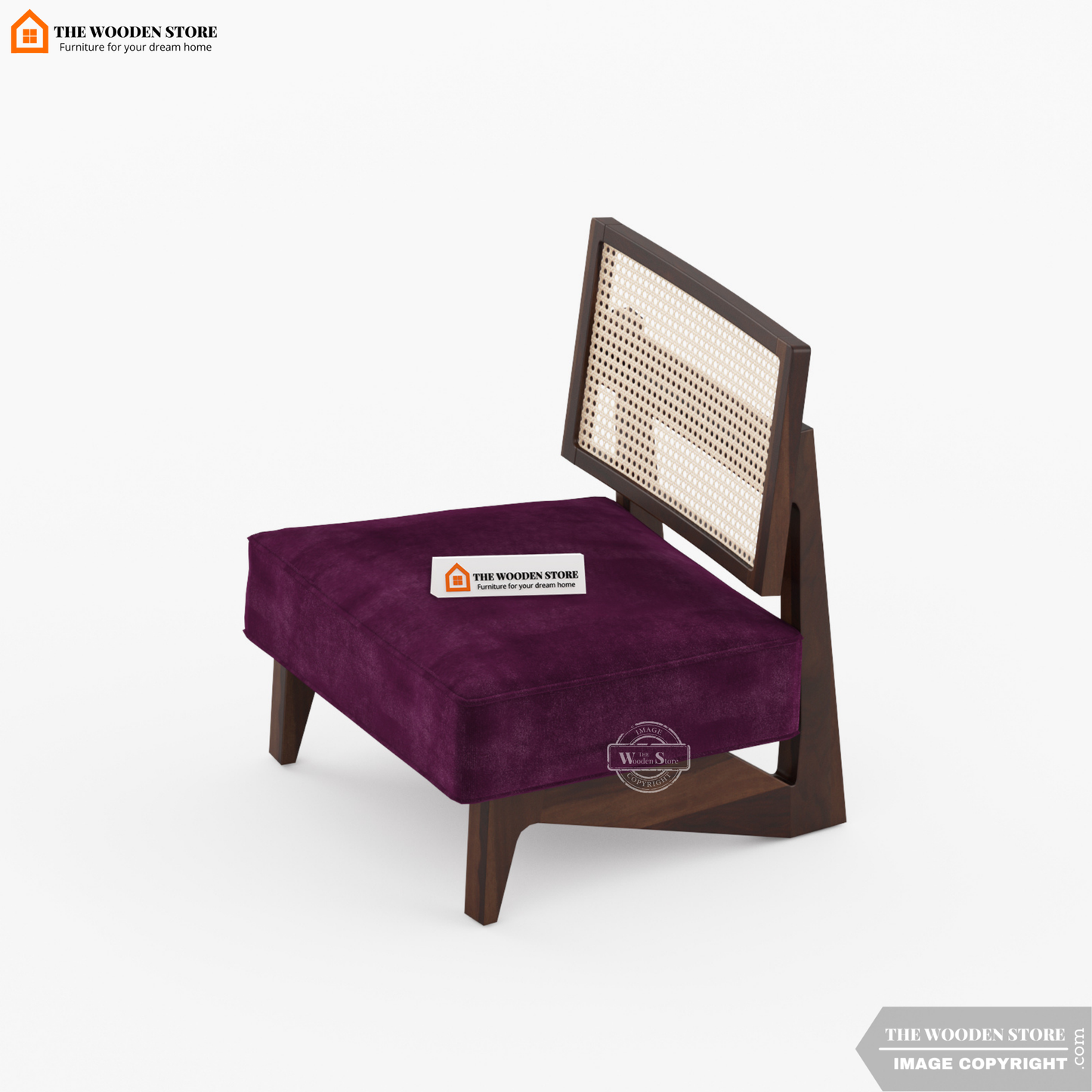 Liora Lounge Chair (Wine Berry)