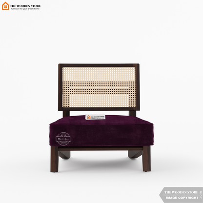 Liora Lounge Chair (Wine Berry)