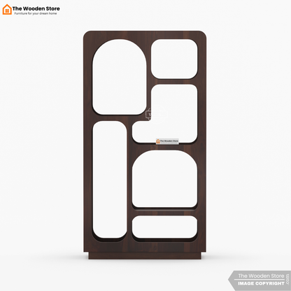 Guinna Bookshelf (Walnut Finish)