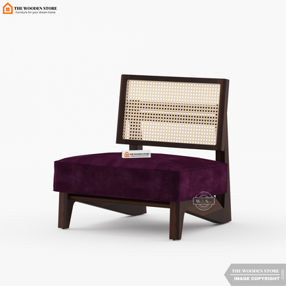 Liora Lounge Chair (Wine Berry)