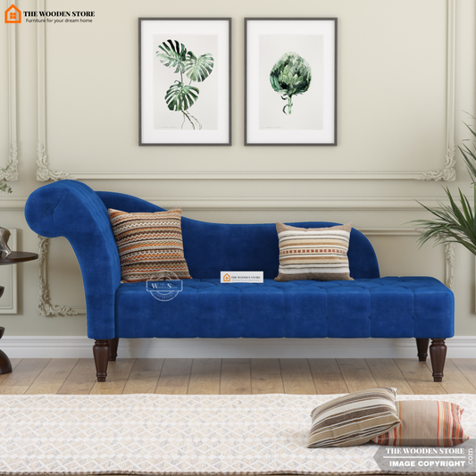 Walters Chaise Lounge (Marine Blue)