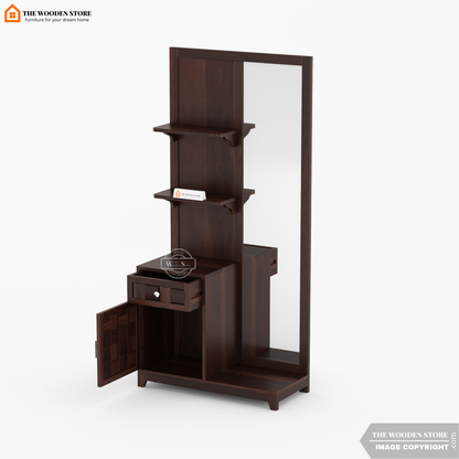 Woodwave Dressing Table (Walnut Finish)