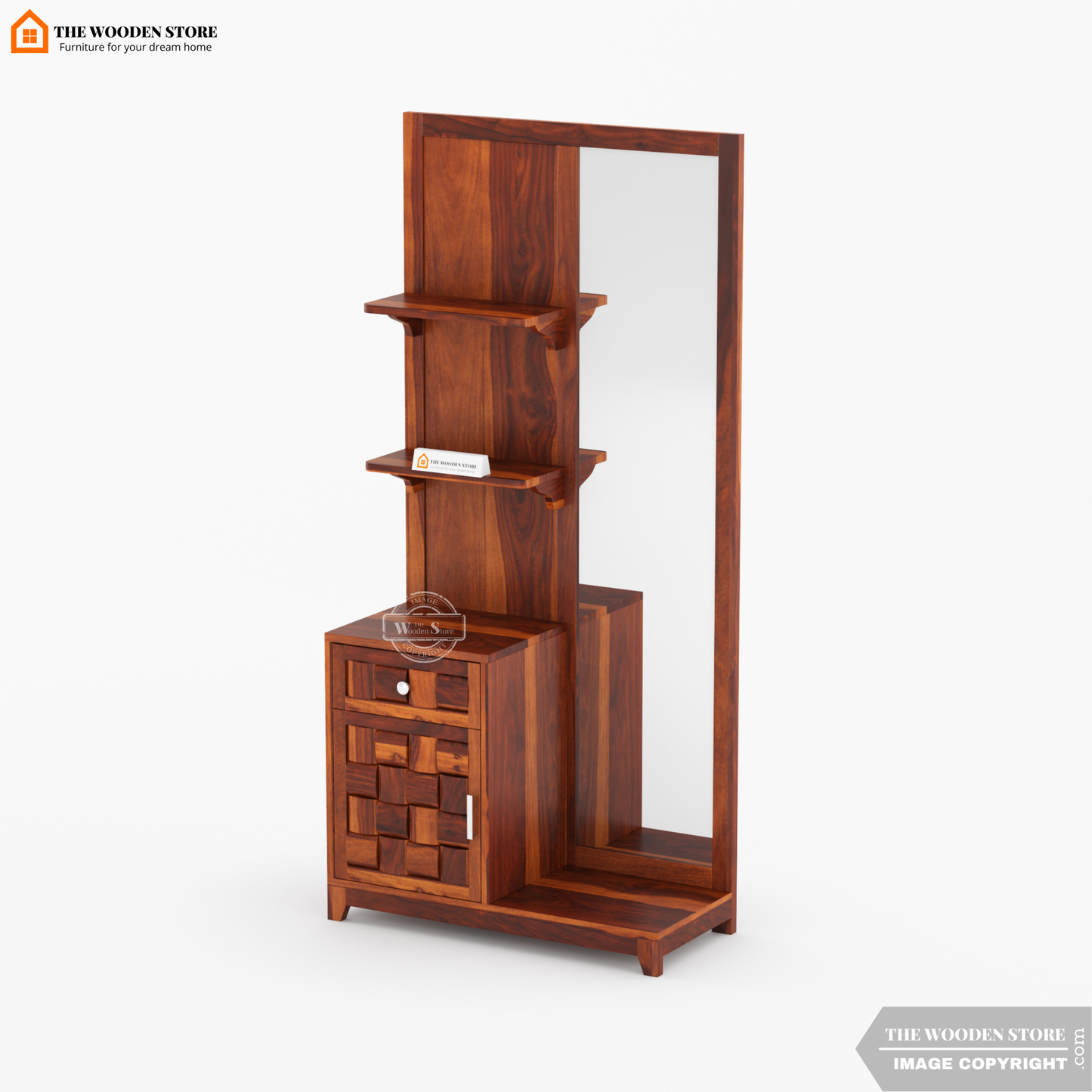 Woodwave Dressing Table (Honey Finish)