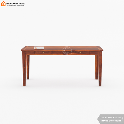 Folmar 6 Seater Dining Set (Honey Finish)