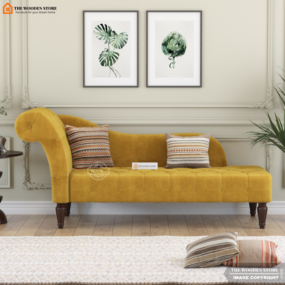 Walters Chaise Lounge (Orange Gold)
